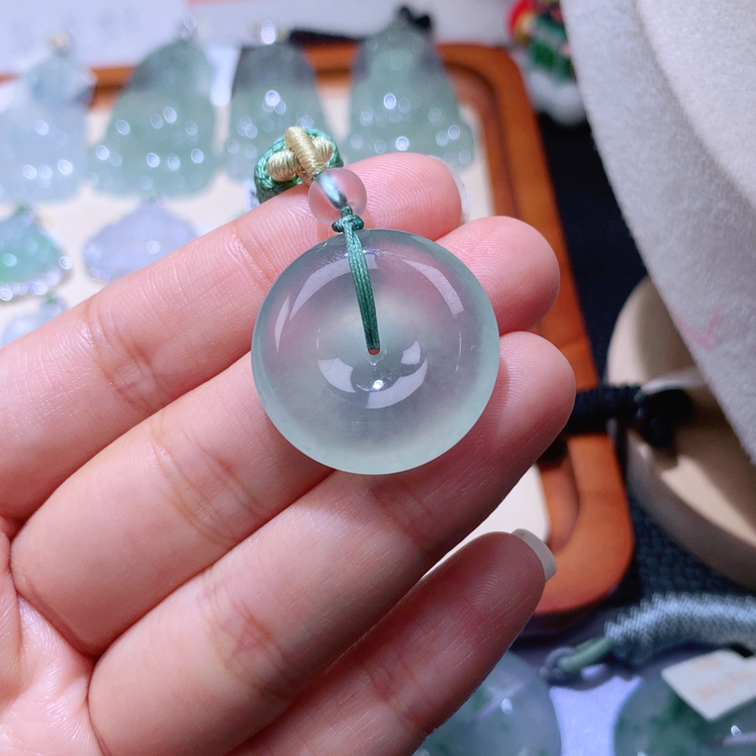 颈饰未镶嵌翡翠扣子25.8*6.1