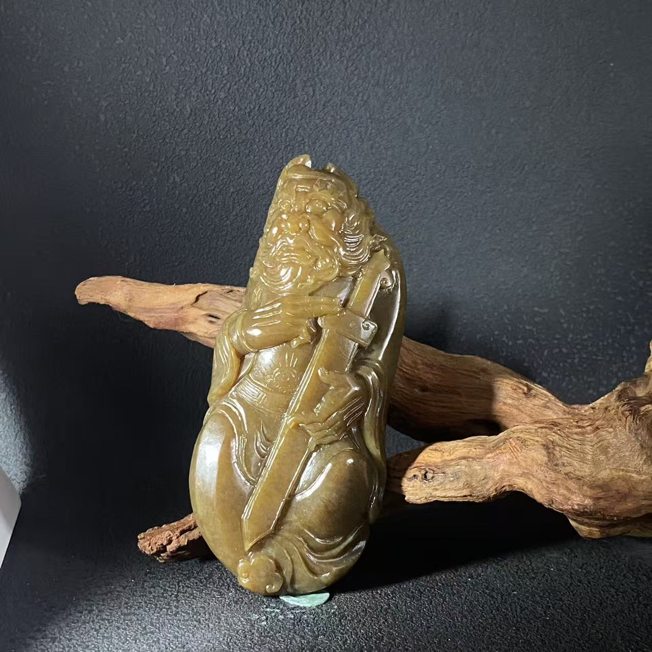 A801 和田玉手把件 1A 9424791