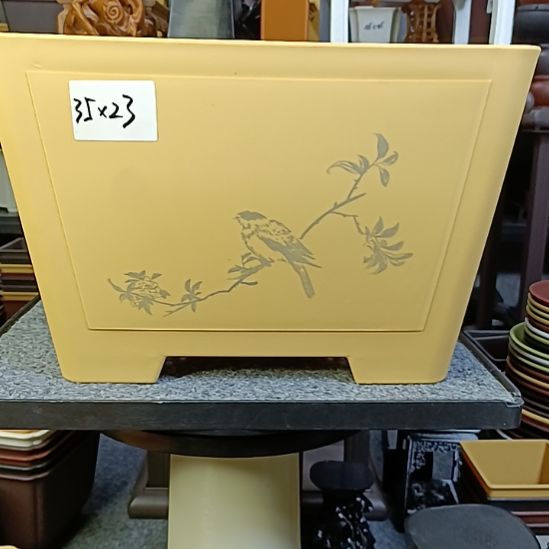 1只35cm花鸟大号奎面盆