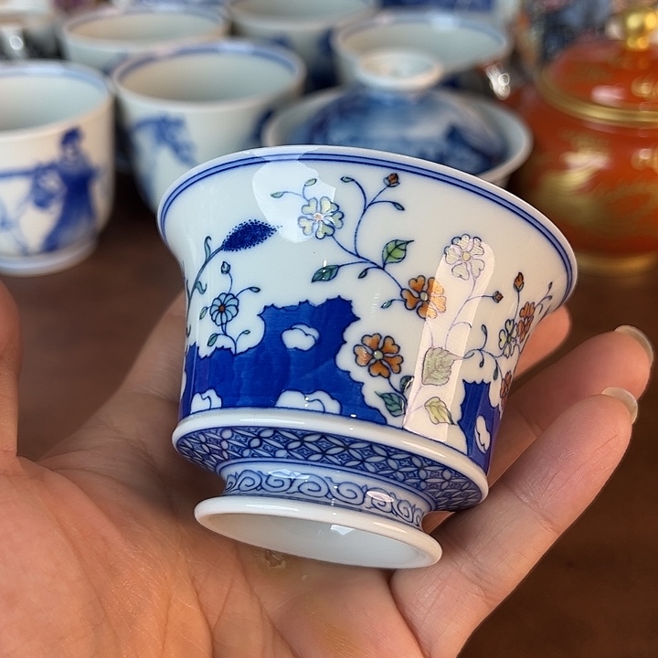 瓷片景德镇全手工手绘陶瓷