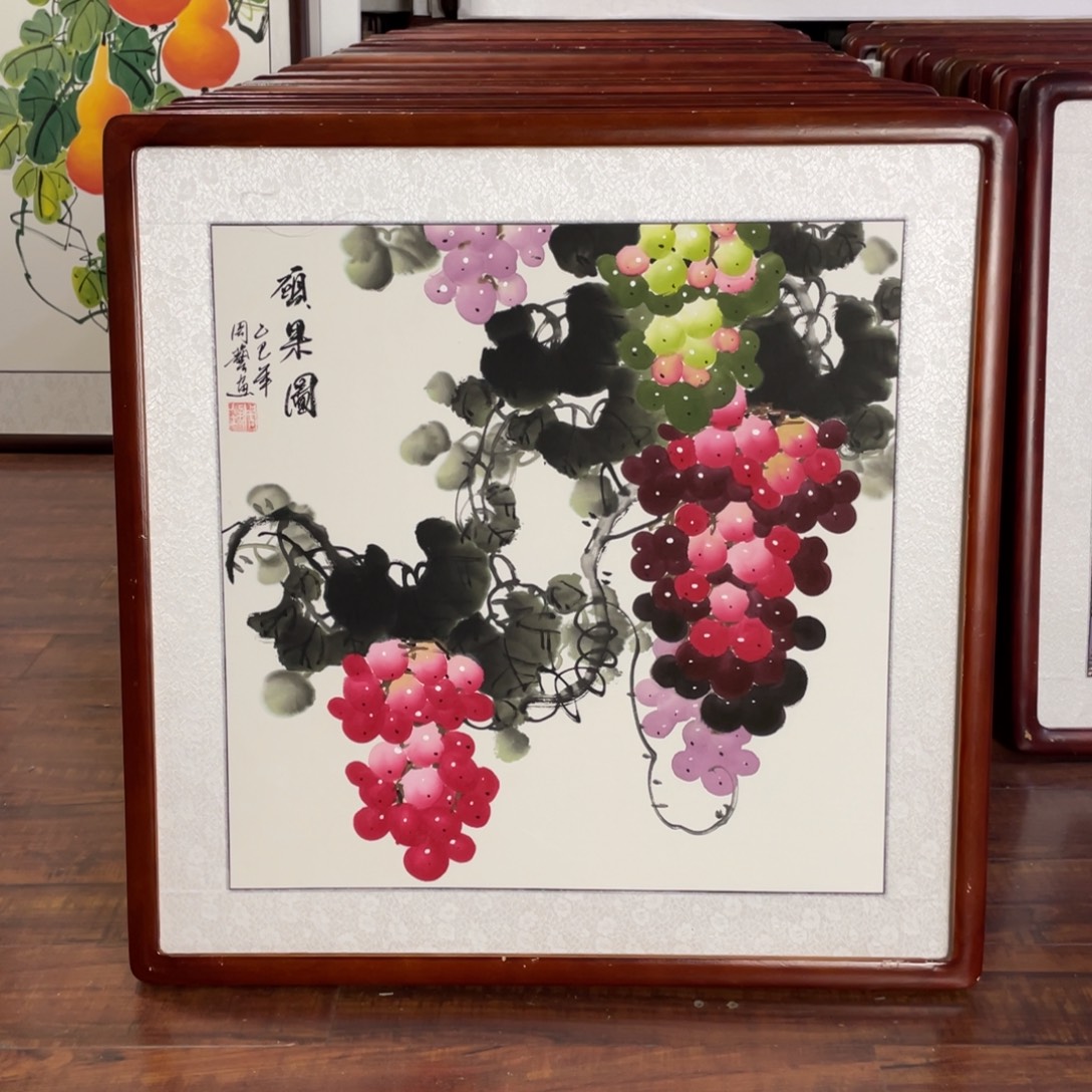 国画带框尺寸63*63厘米