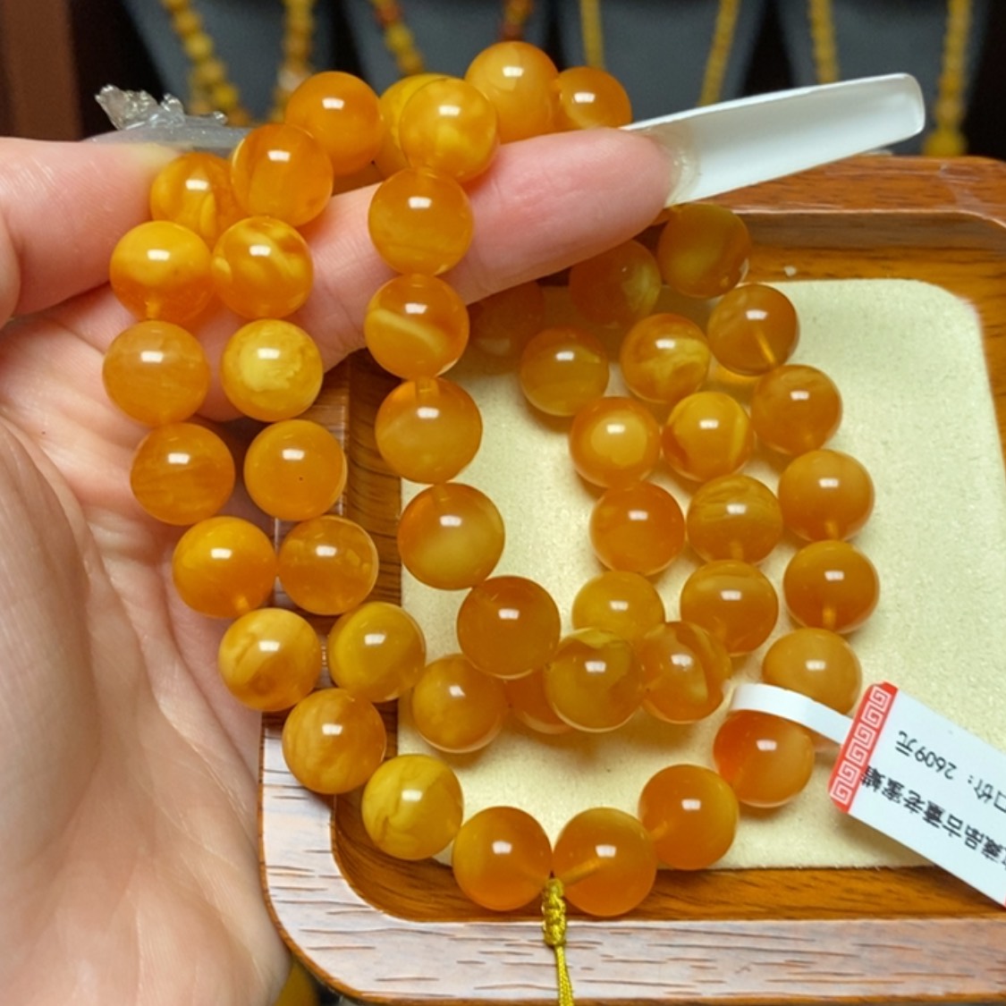 【闪购商品】蜜蜡手链未镶嵌手串