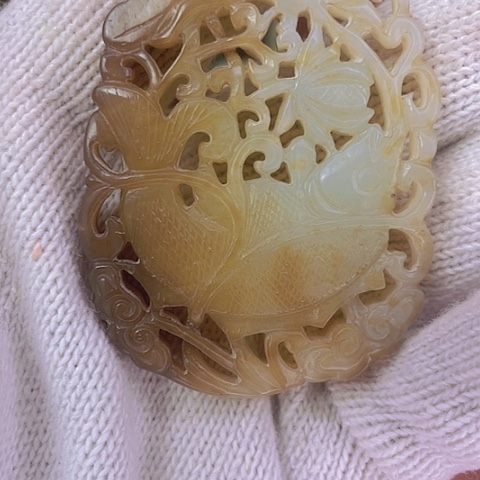 和田玉（糖玉）挂件未镶嵌