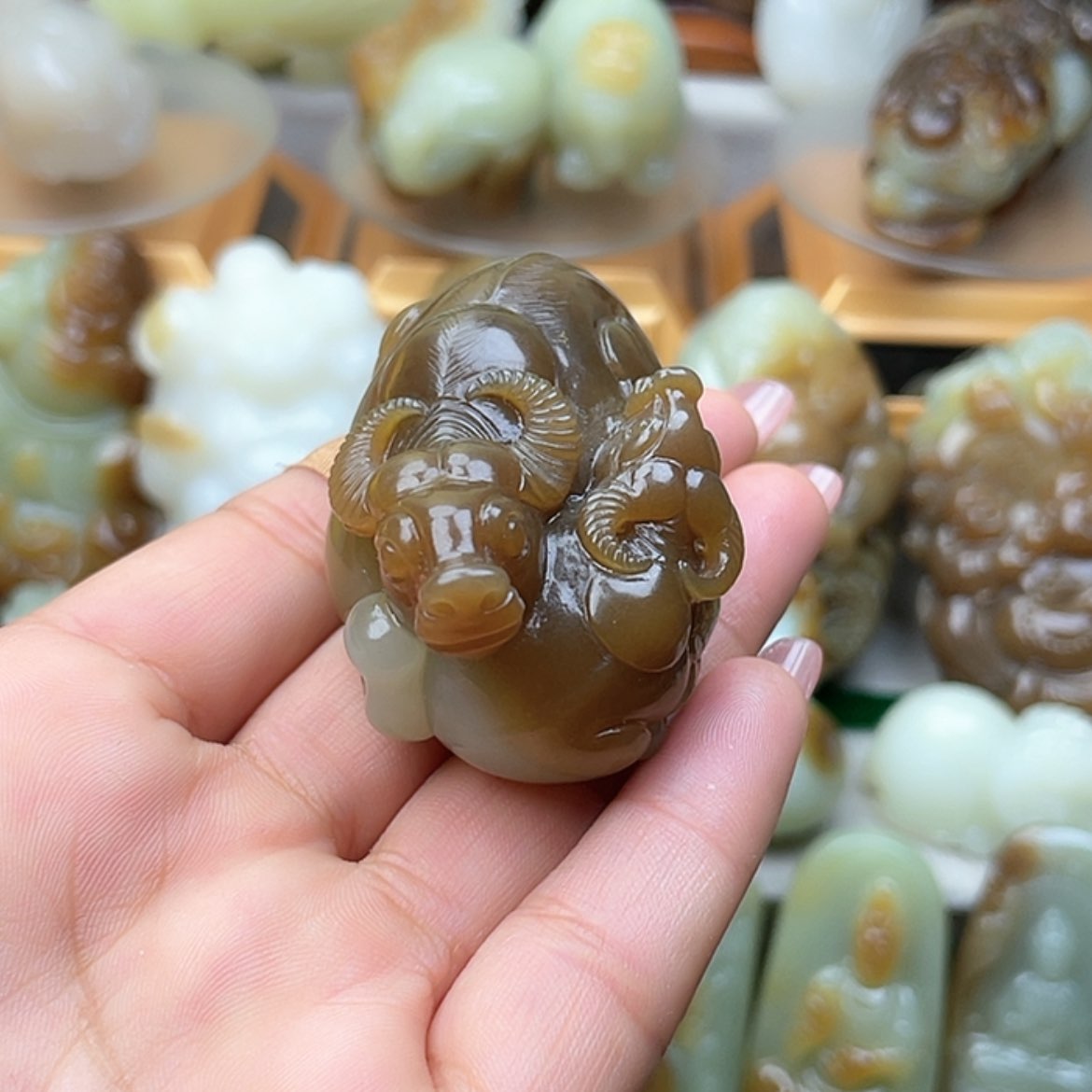 【闪购商品】未镶嵌和田玉挂件朱*力