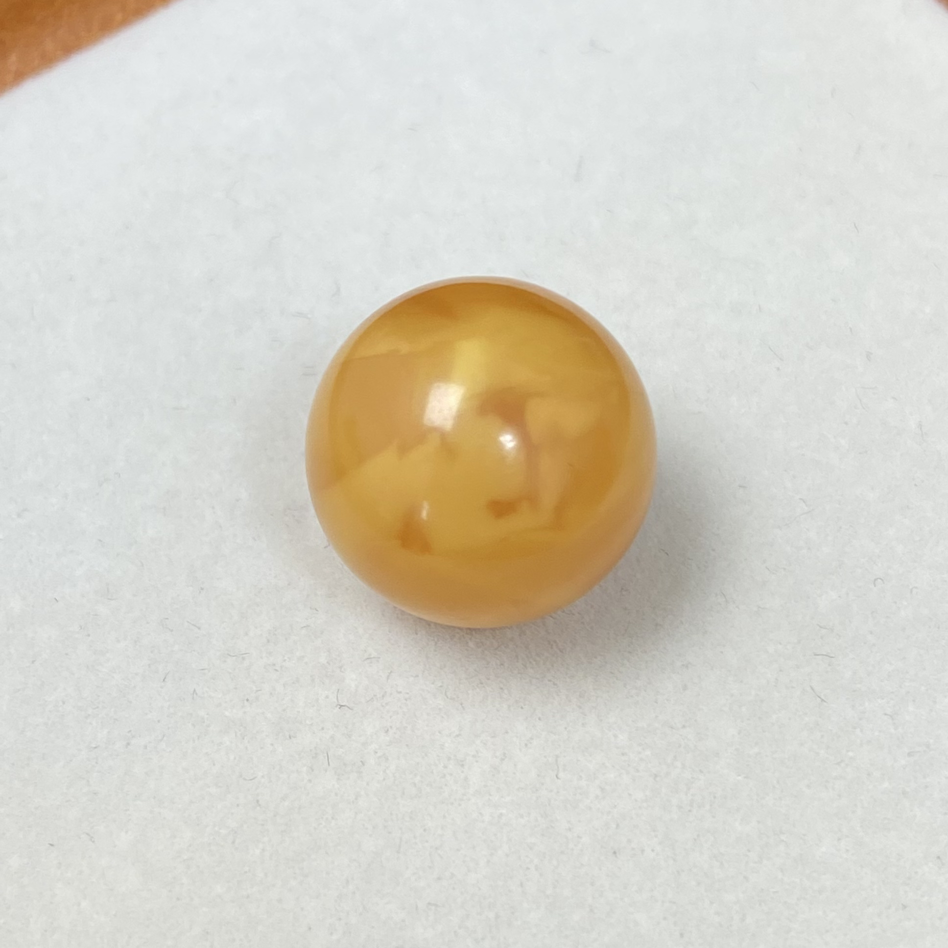 天然蜜蜡老花蜡圆珠尺寸15.8mm单珠文玩配珠配饰