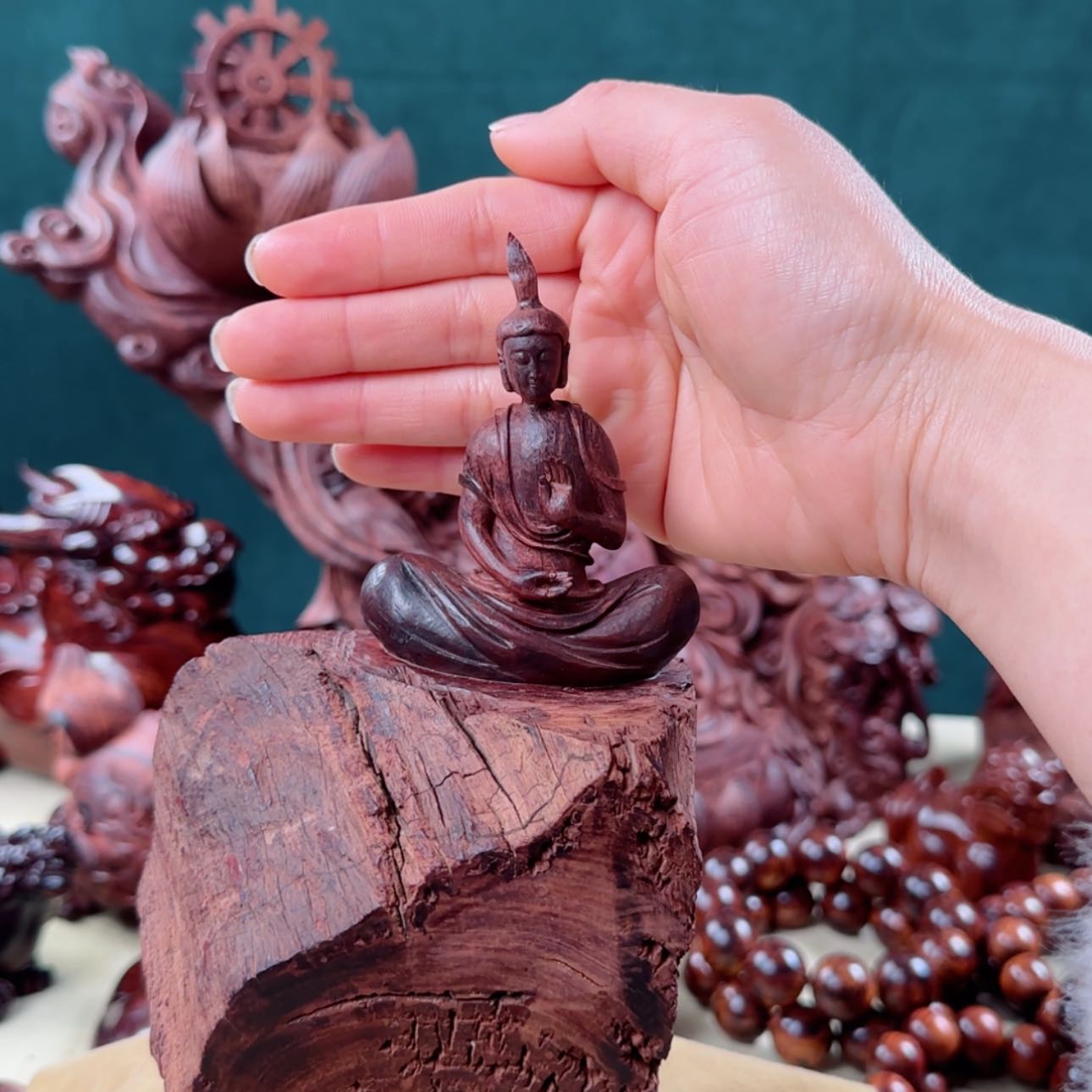 【闪购商品】黄花梨/降香黄檀Z****?北魏佛 摆件品