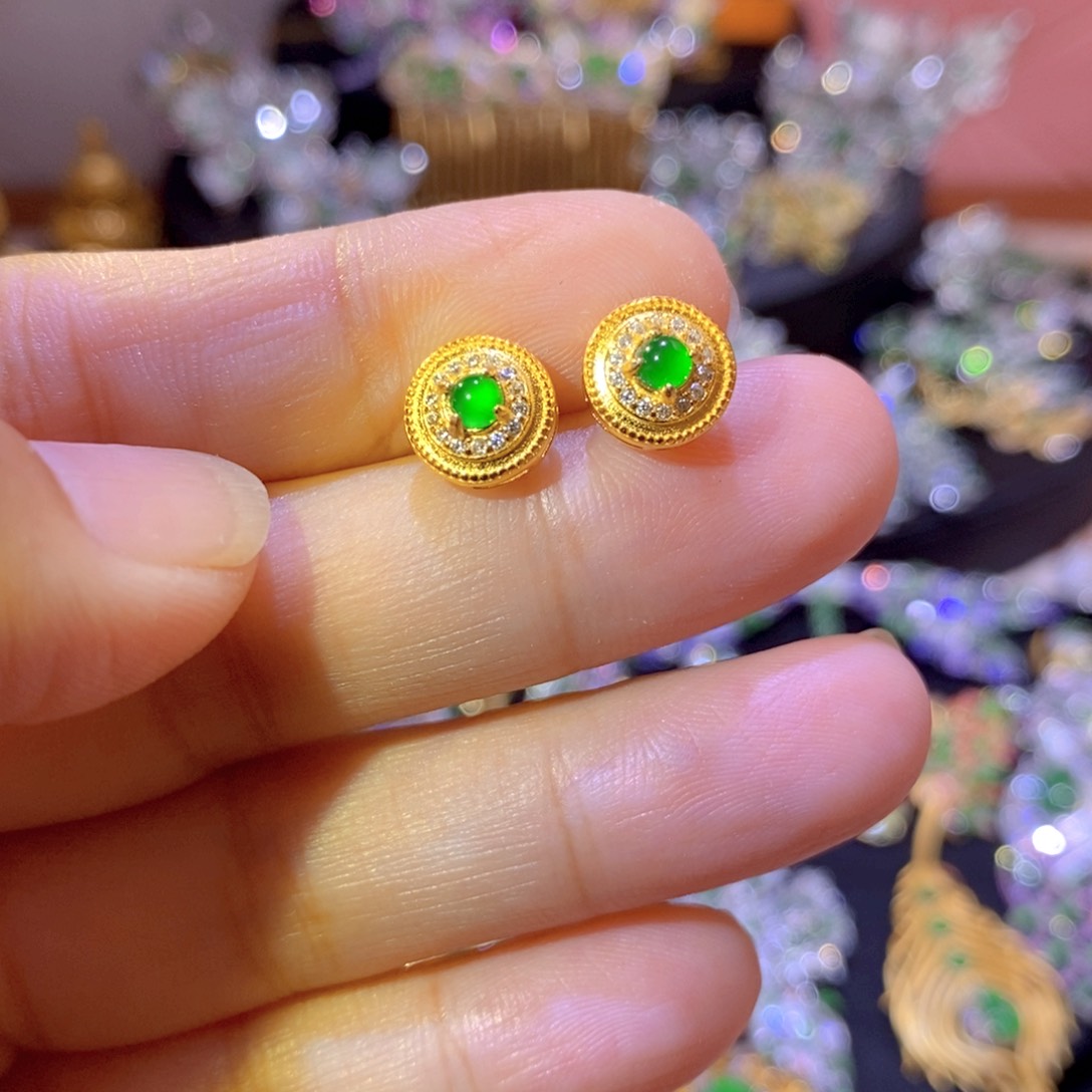 翡翠银S925镶嵌项圈