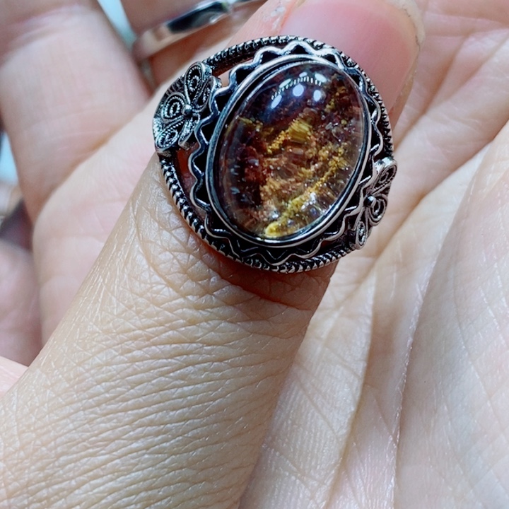 水晶戒指未镶嵌 水晶