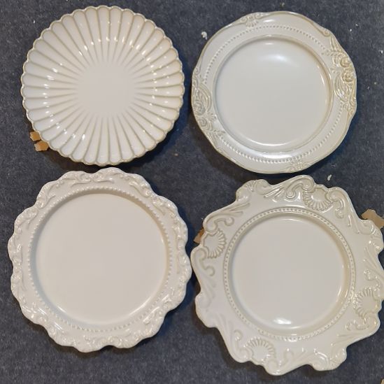 瓷片微瑕四个拼一组