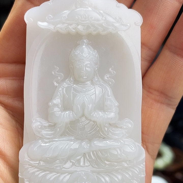 和田玉挂件定制发货未镶嵌