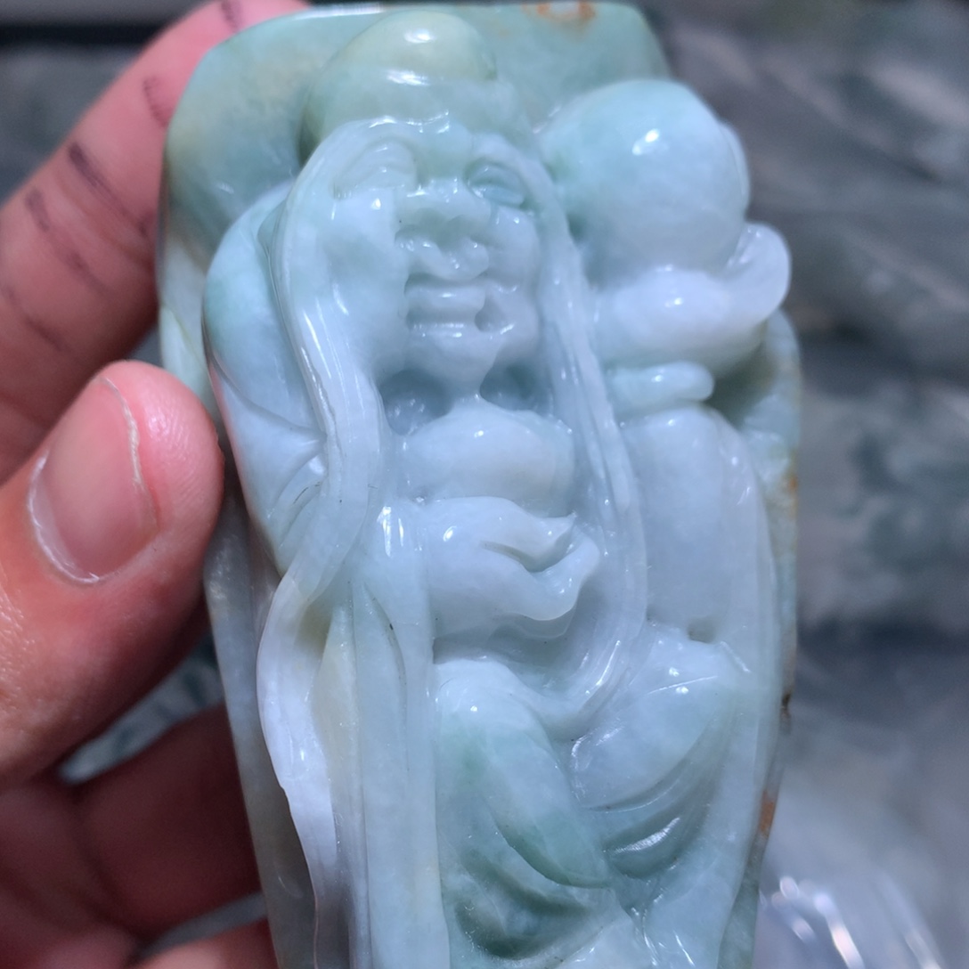 翡翠未镶嵌颈饰保真天然a货翡翠