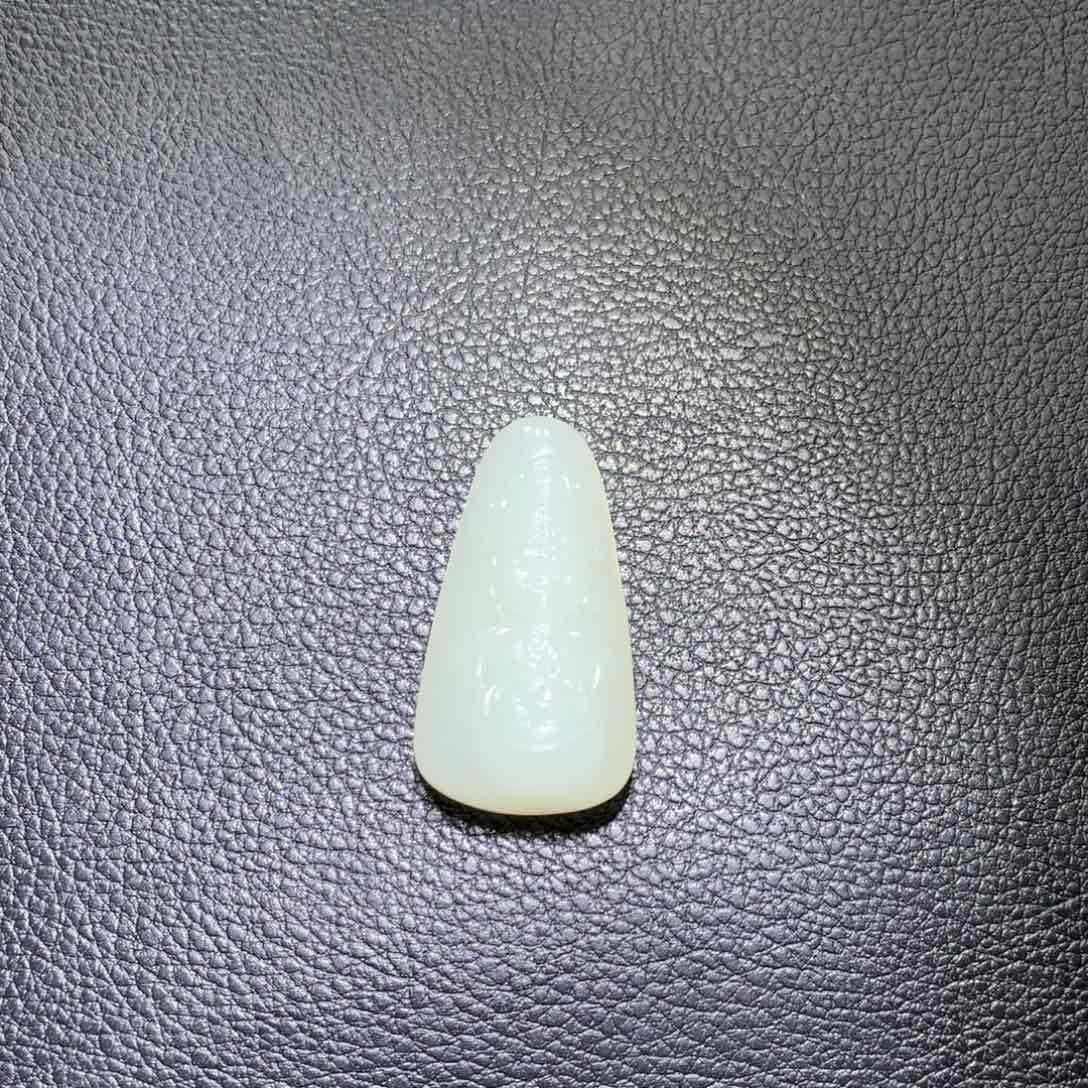 和田玉颈饰未镶嵌雪*蓝