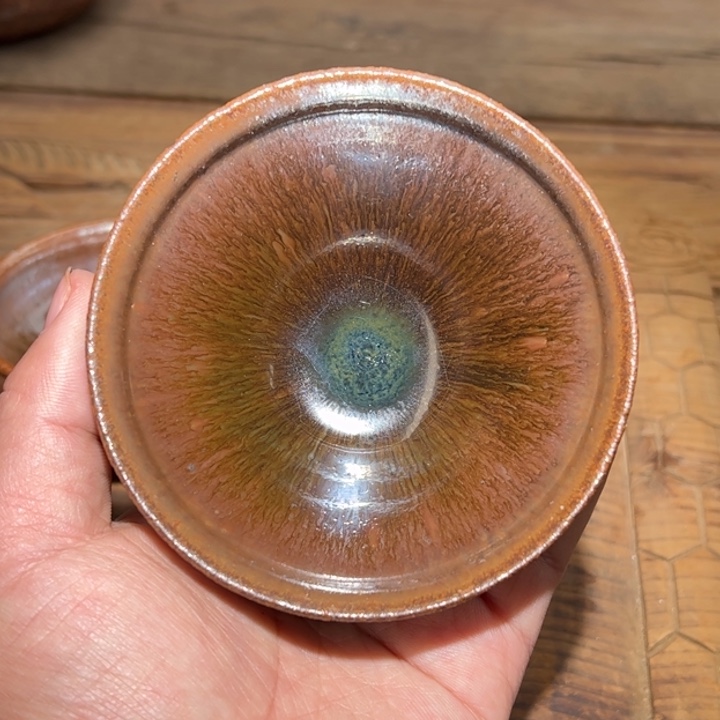 茶盏印山窑柴烧作品