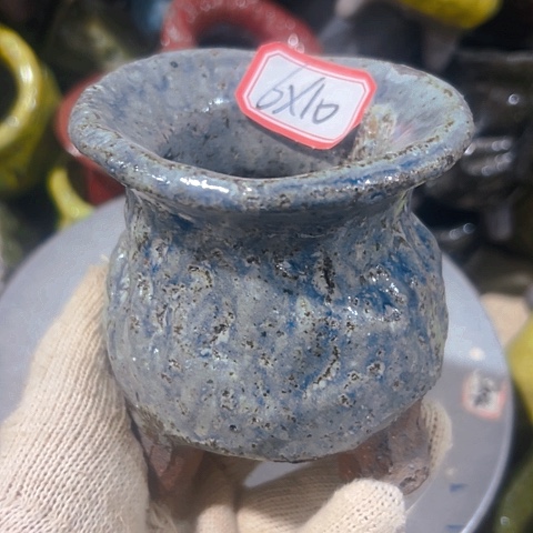 粗陶花盆手工花盆制作