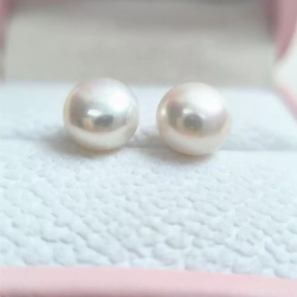 合金仿珍珠耳饰 耳钉