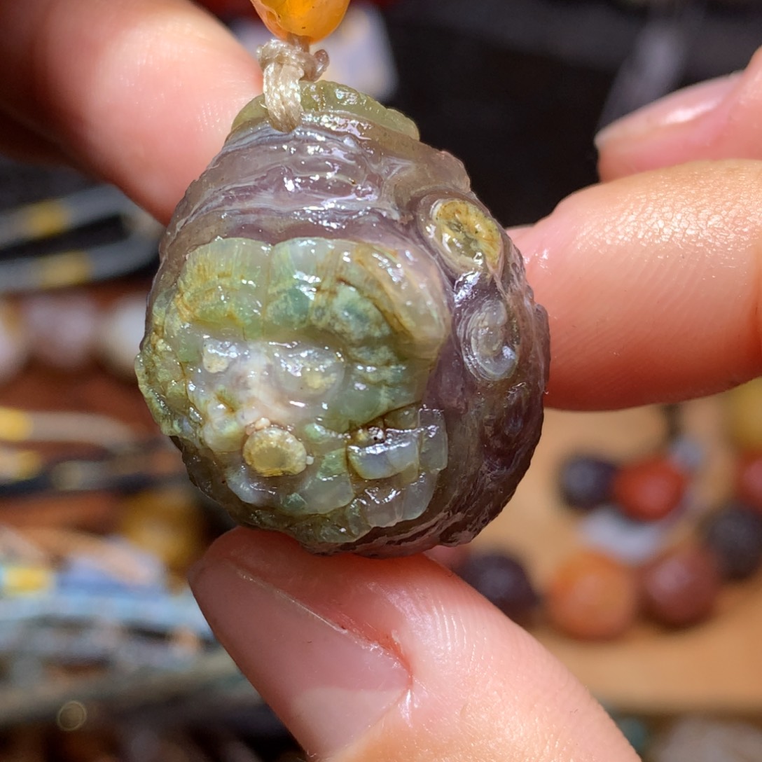 未镶嵌玛瑙/玉髓珠宝半成品