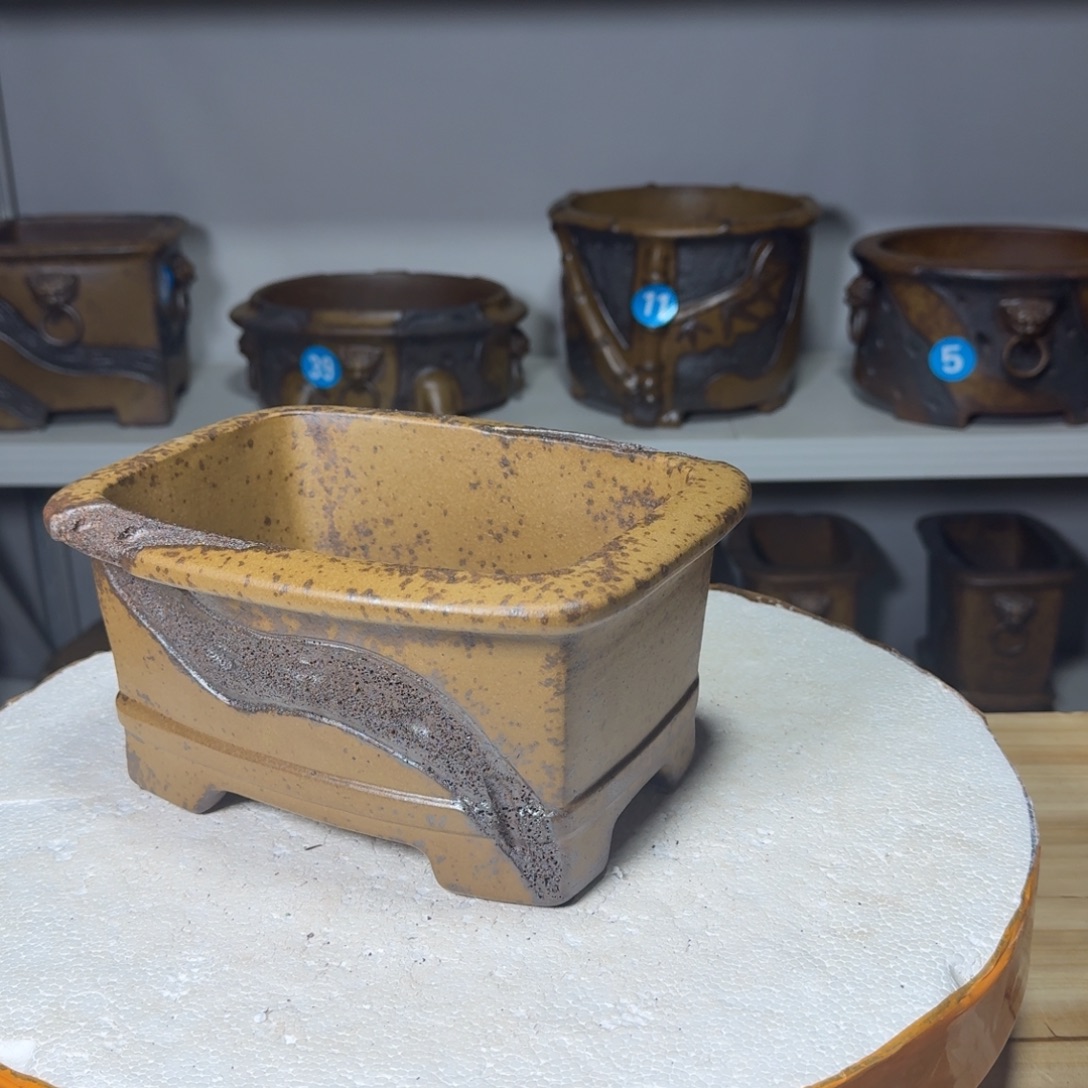 金***8紫砂花盆紫砂花盆