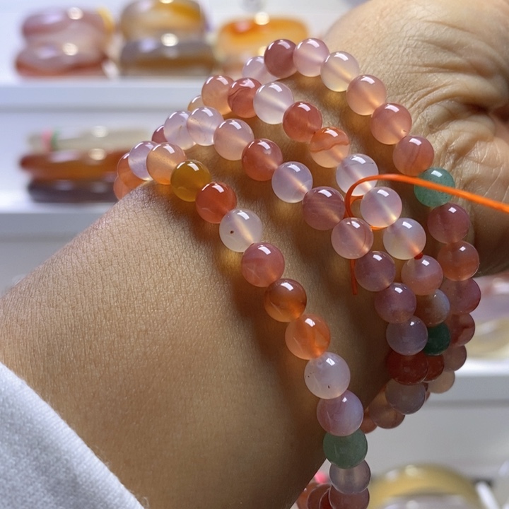 玛瑙/玉髓手链未镶嵌