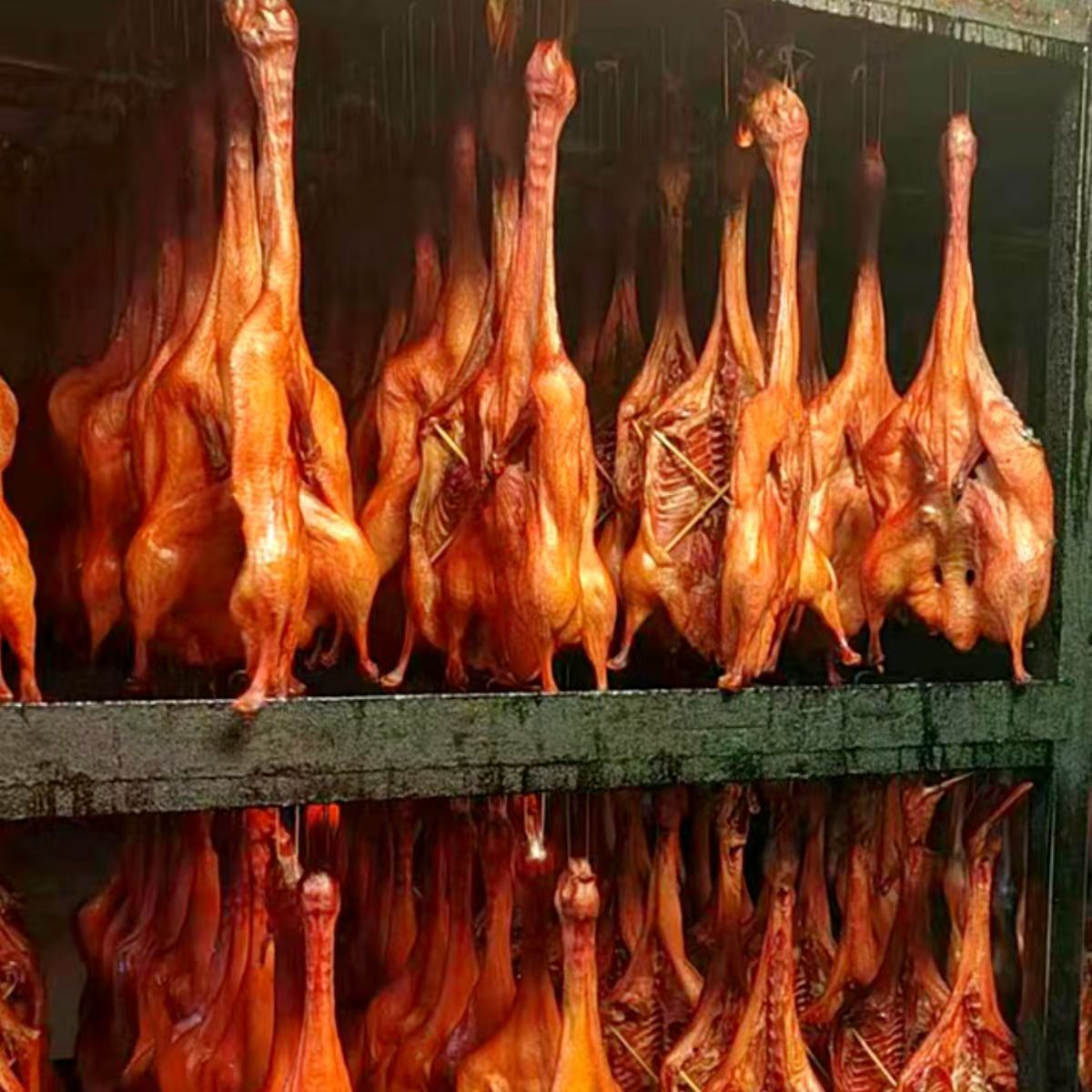 川渝土特产柏树丫柴火烟熏腊板鸭整只真空包装