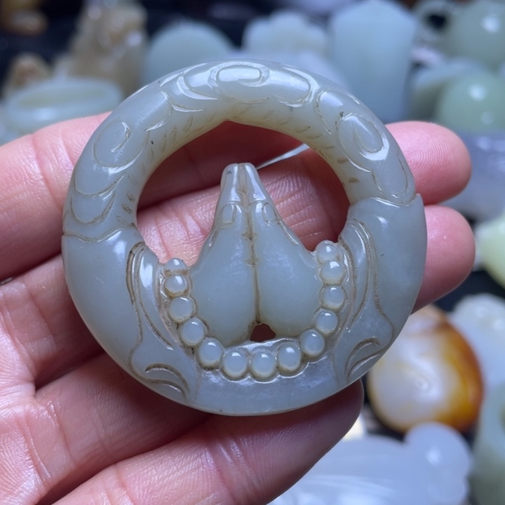 和田玉吊坠(不含链)未镶嵌