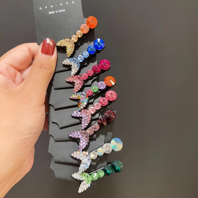 韩国施家钻小鱼鸭嘴夹网红侧边夹刘海夹发卡碎发夹可爱高级感简约