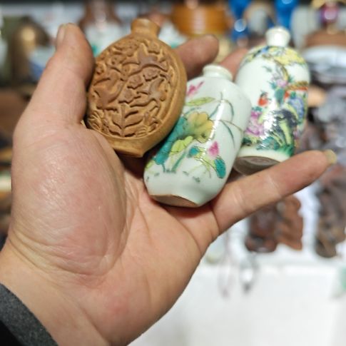 琉璃手工艺品柴窑柴烧手工艺品摆件。