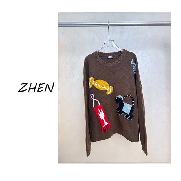 【ZHEN】25K01487 2025新款时尚气质休闲百搭长袖上衣女
