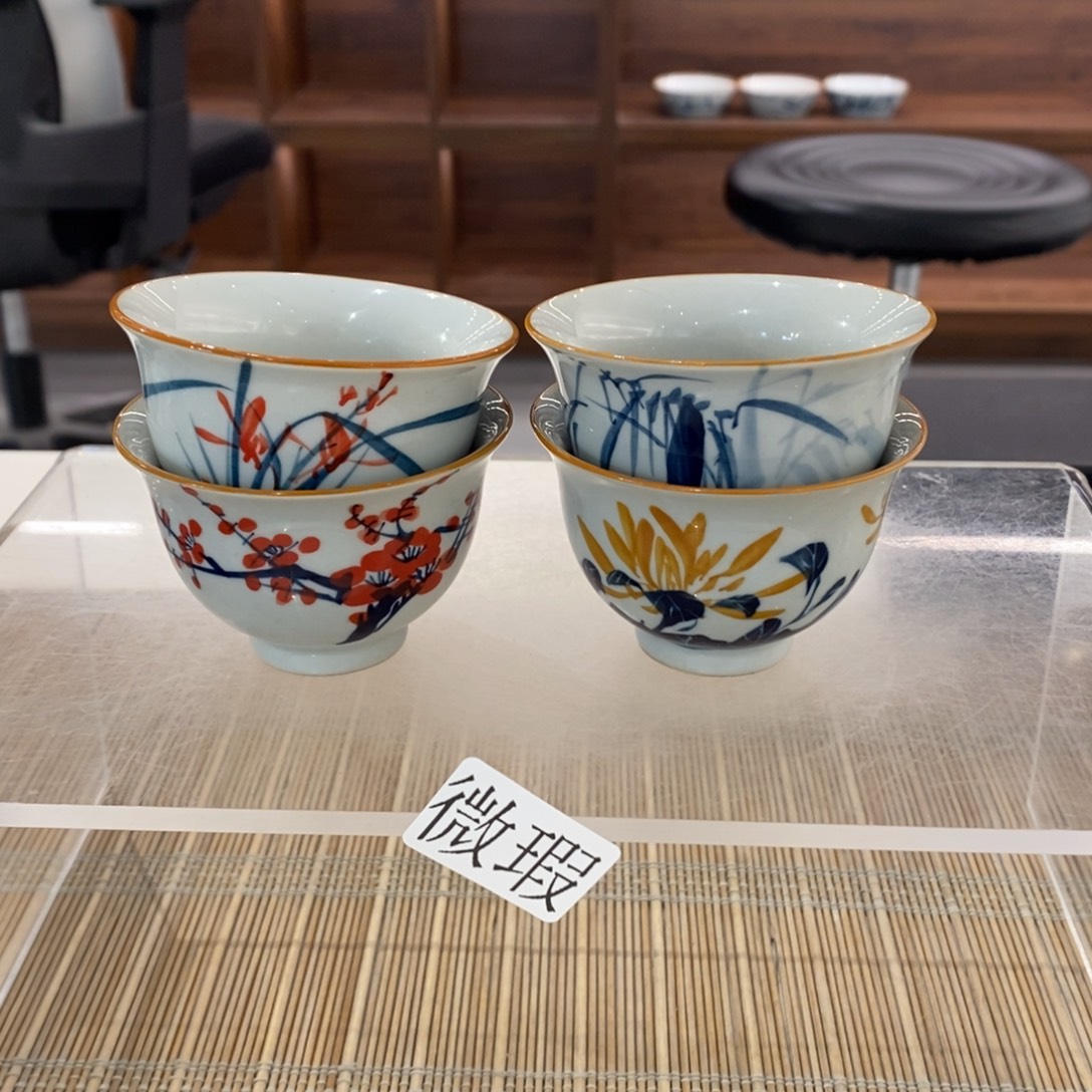 釉下彩手工绘制手工绘制