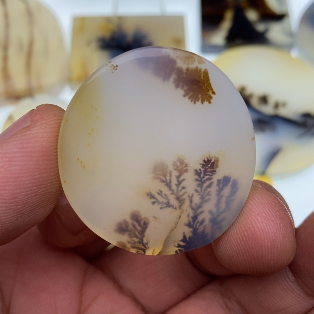 玛瑙/玉髓牌子足银镀金镶嵌