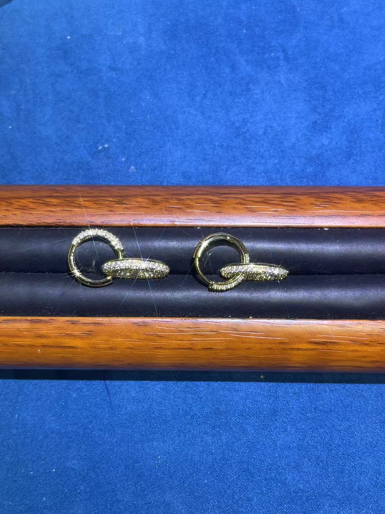 钨合金珐琅耳饰 a1522黄色鼻子耳扣多样性发货