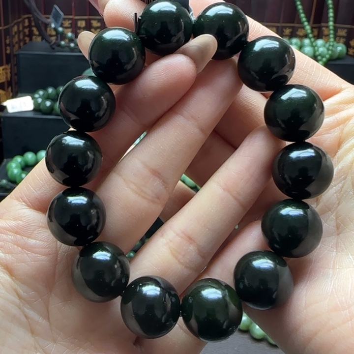 和田玉（碧玉）手串未镶嵌