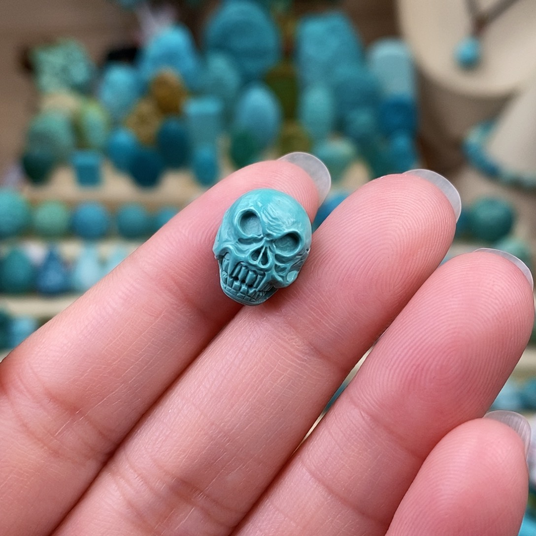 绿松石珠宝奇石未镶嵌