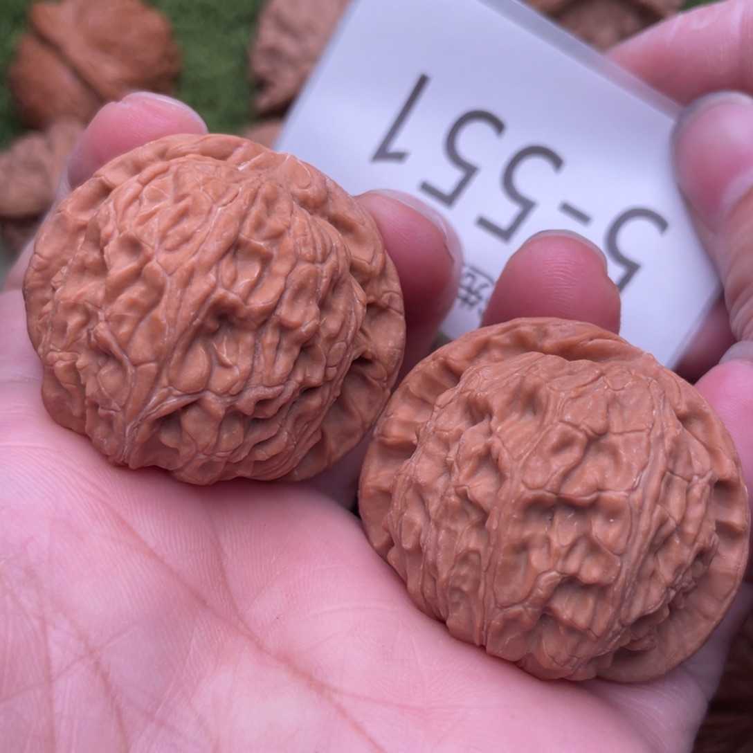 文玩核桃把件球白39