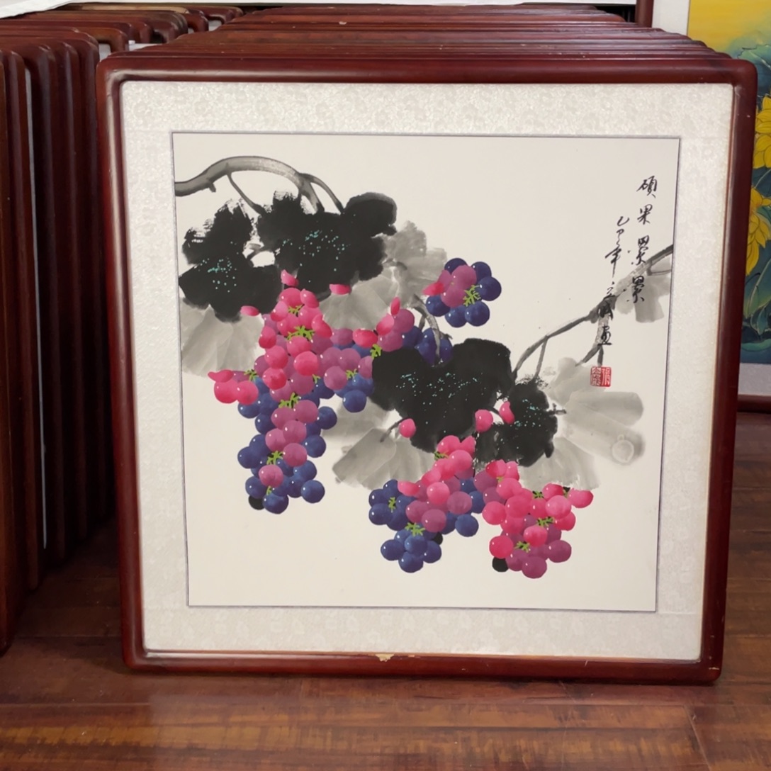 国画带框尺寸63*63厘米