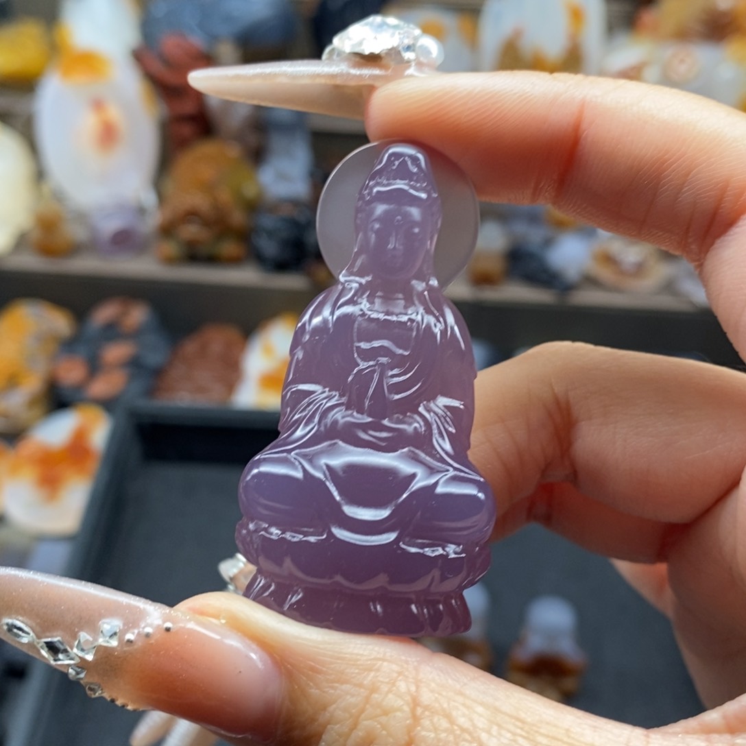 玛瑙/玉髓未镶嵌吊坠(不含链)只****仙