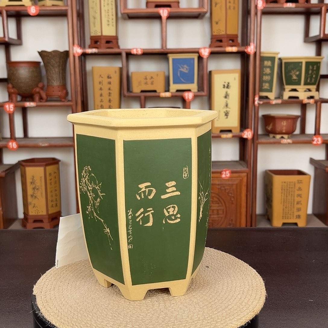 紫砂花盆紫砂花盆