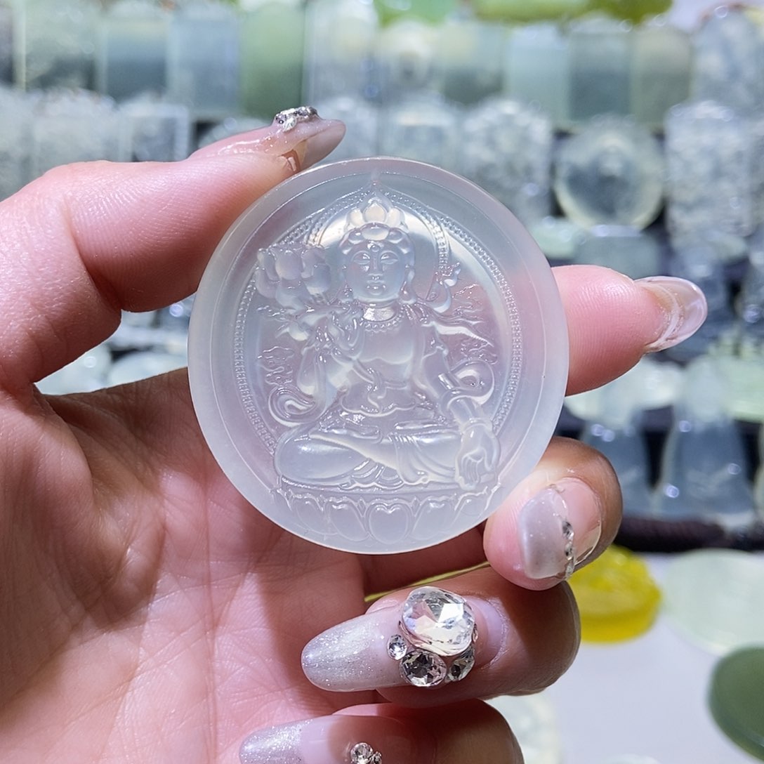 岫玉吊坠未镶嵌吊坠