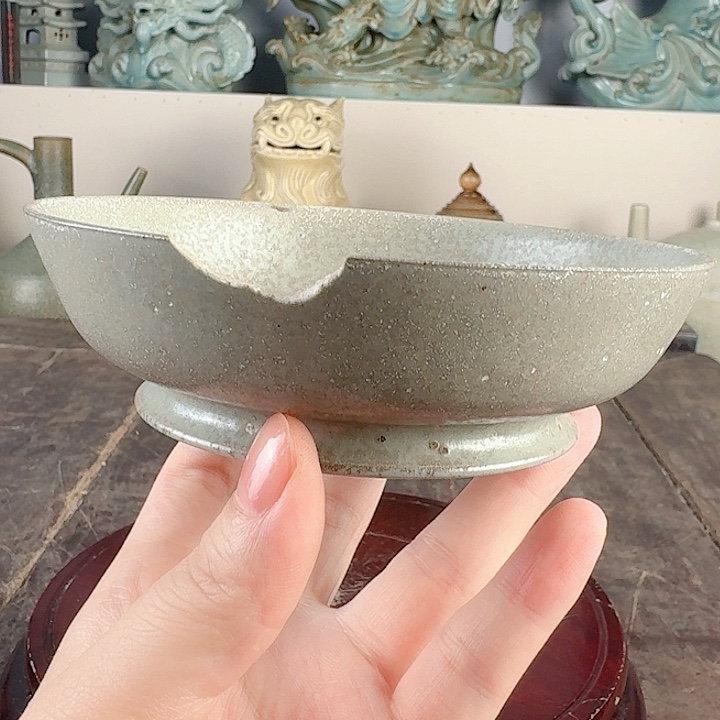 桃***序汝窑平口洗合作愉快