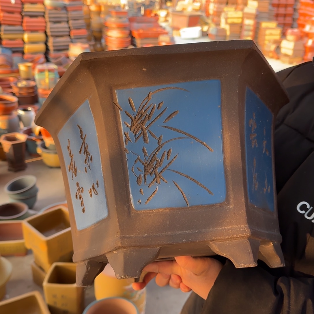 花盆紫砂口径33.21口径