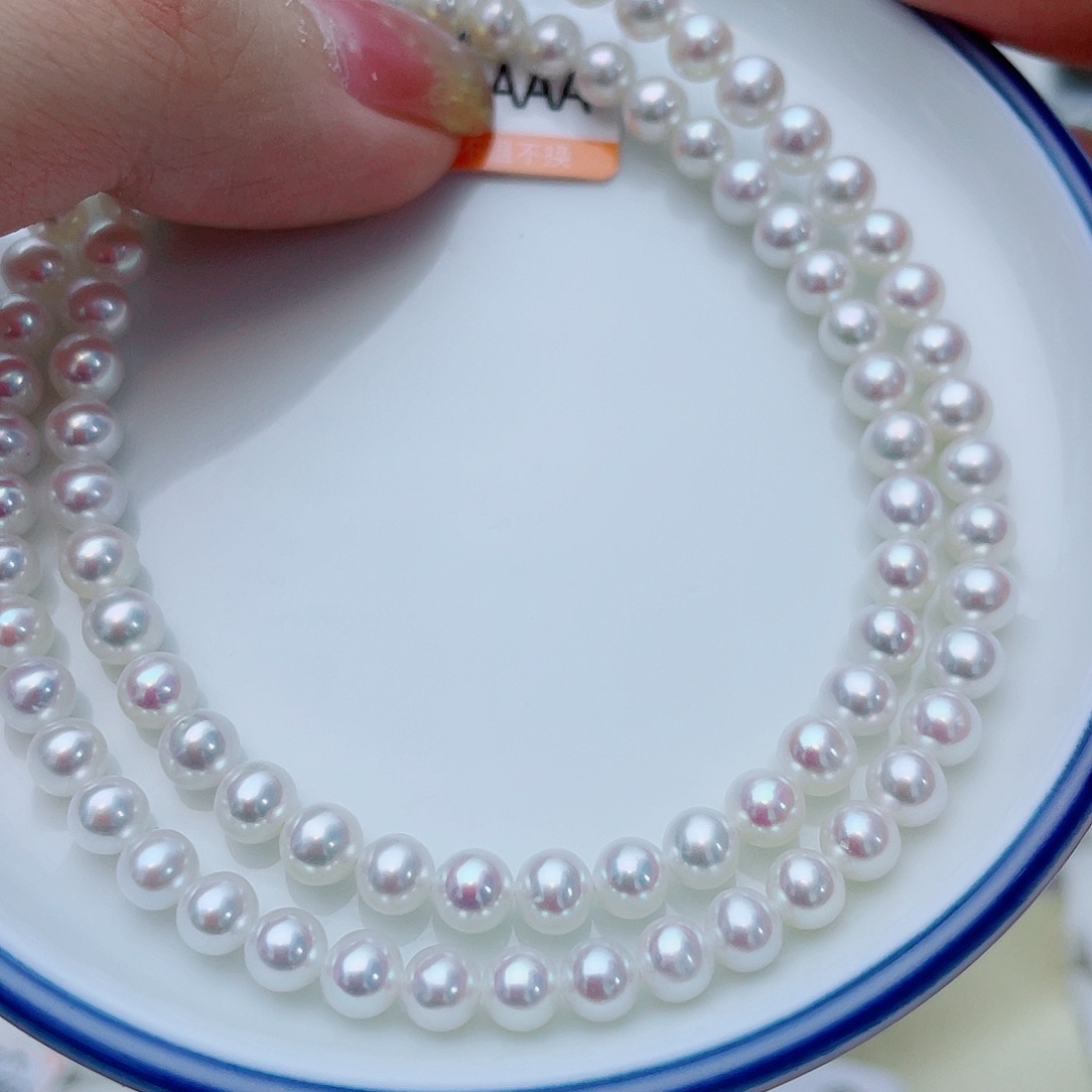 淡水珍珠未镶嵌颈饰w32