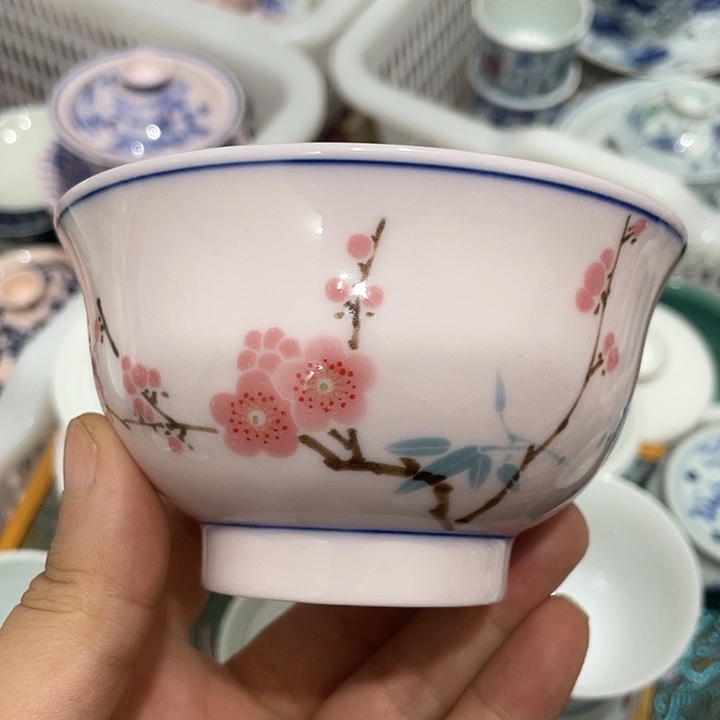 陶摆件景德镇陶瓷主人杯2344