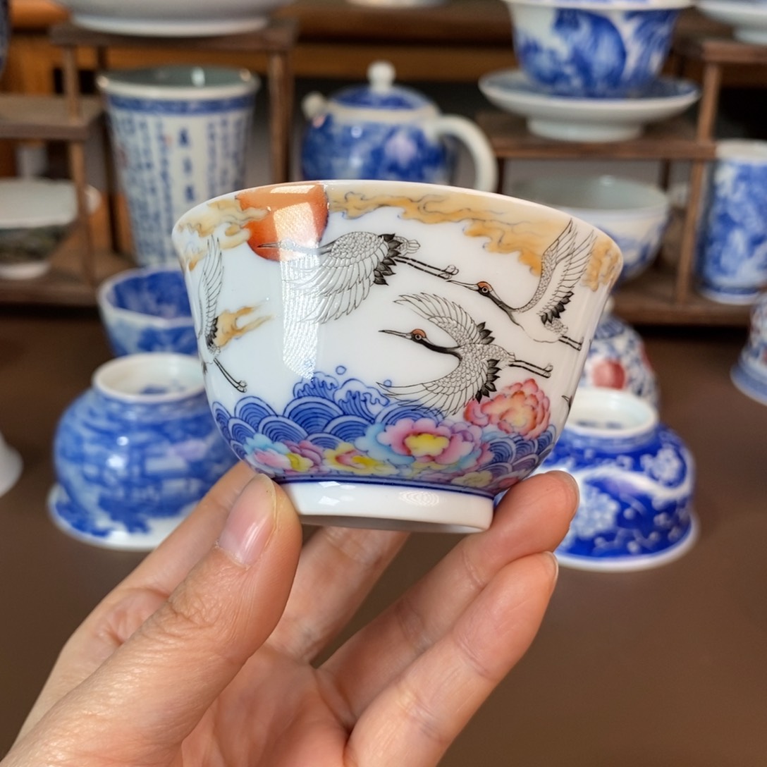 景德镇陶瓷手工手绘