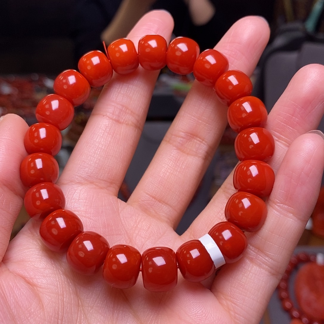 南红玛瑙单圈11m m未镶嵌