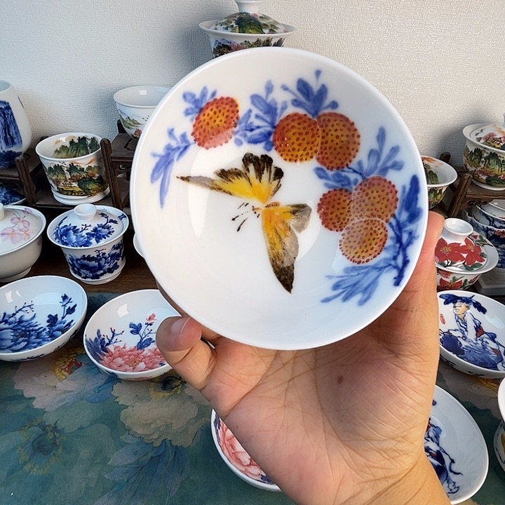 忠意堂釉下彩荔枝