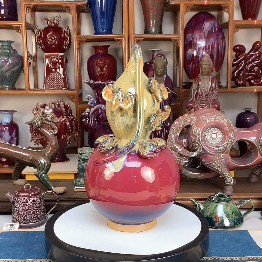 摆件五大名窑钧窑010