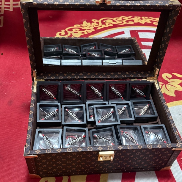 首饰盒/箱 首饰盒耳环复古奢华手表饰品盒木质格子古风