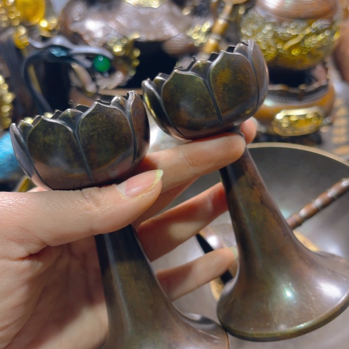 铜器摆件收收藏藏