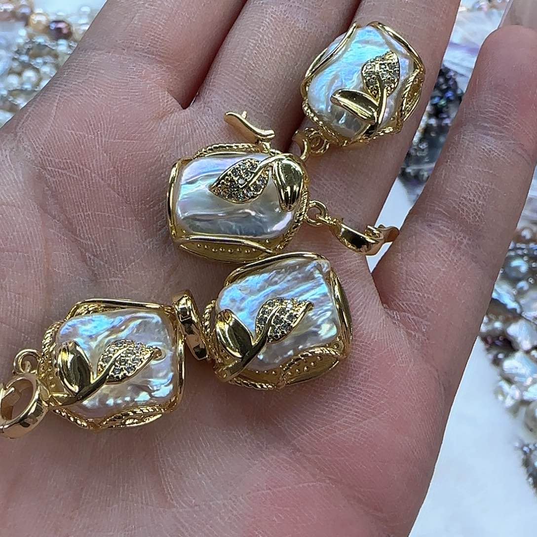 未镶嵌项链定制多样性发货发其一437淡水珍珠