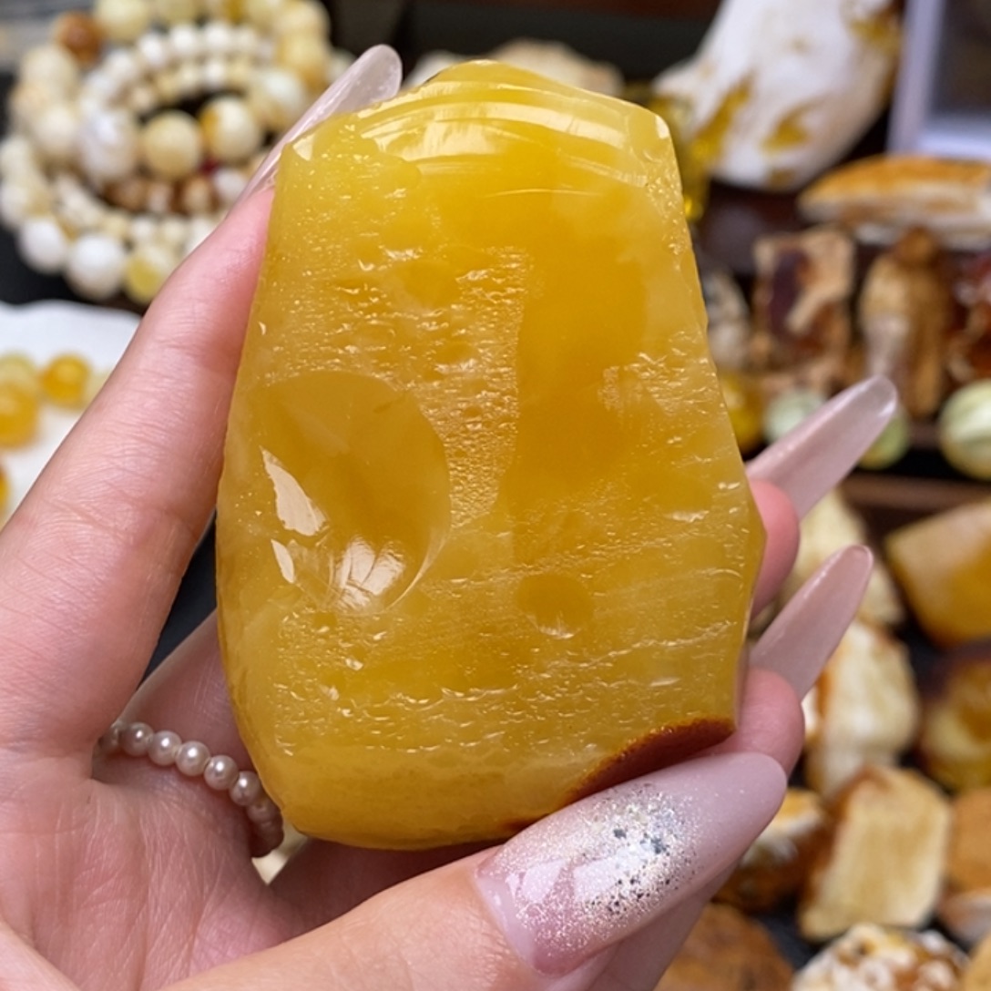 阿***长定制琥珀未镶嵌蜜蜡