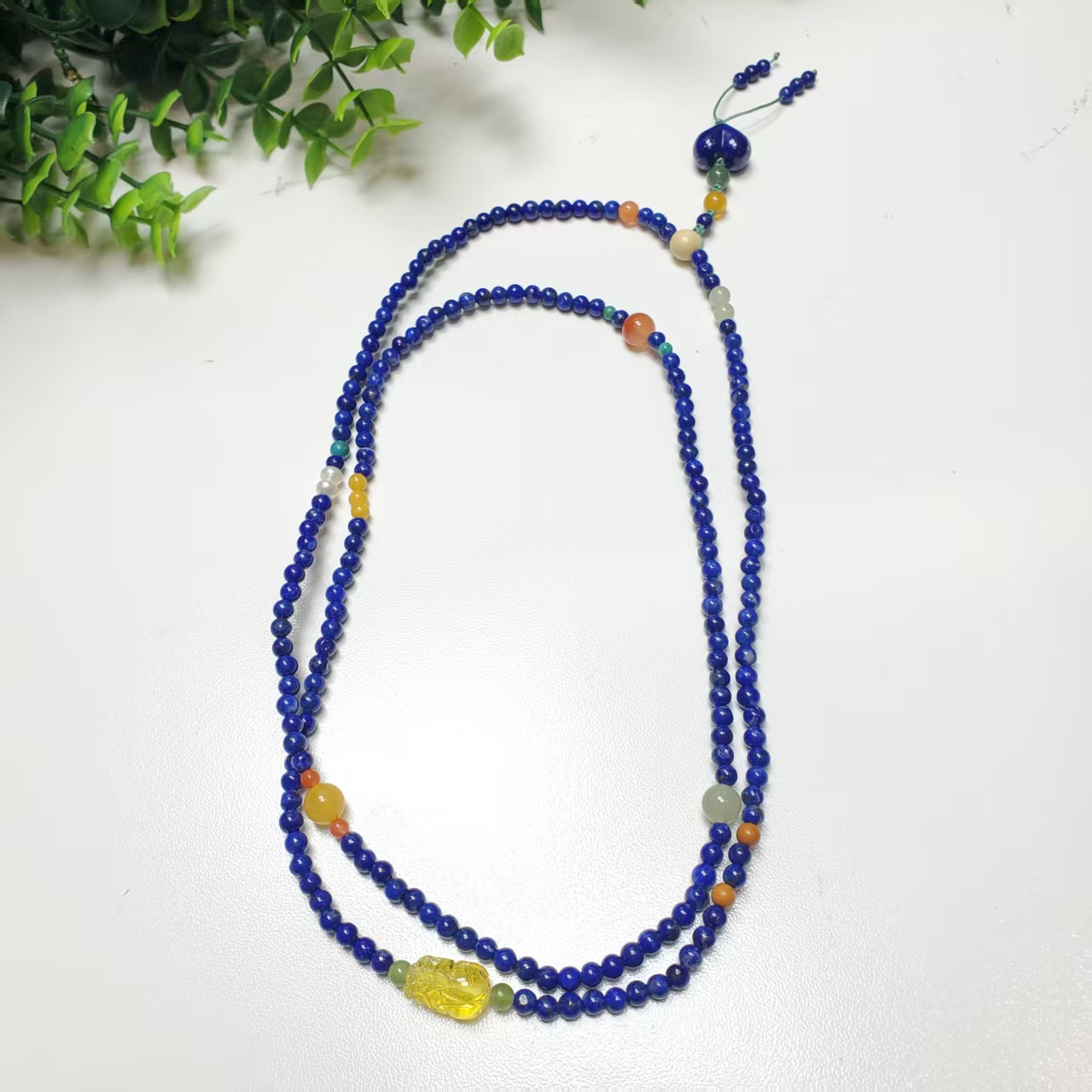 A031【赵小姐】时尚青金石＋蜜蜡＋南红玛瑙＋珍珠多圈手链多样发其一